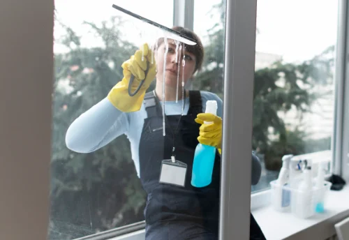 Nettoyage de vitres intérieures et extérieures à Plougourvest